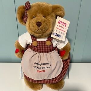 Ruby the Bear with Diabetes ‘Beating Diabetes with‎ Hugs and Love’. OS.